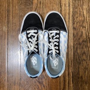 old school checkered vans.
